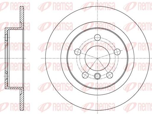 Kawe 61597 00 - Тормозной диск autospares.lv