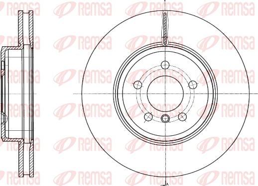 Kawe 61549 10 - Тормозной диск autospares.lv