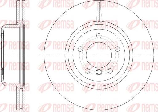 Kawe 61544 10 - Тормозной диск autospares.lv