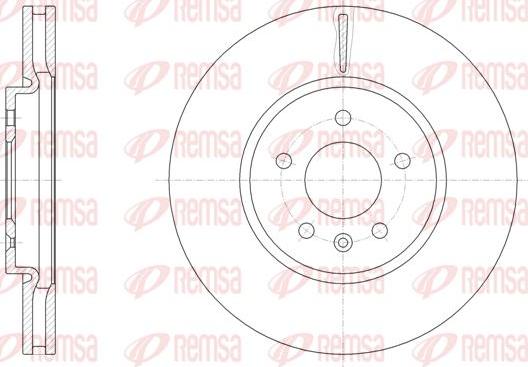 Kawe 61541 10 - Тормозной диск autospares.lv