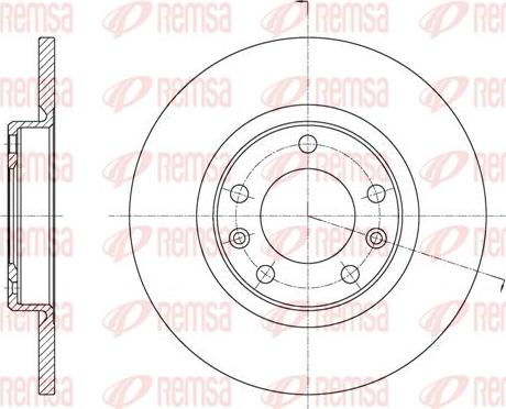 Kawe 61555 00 - Тормозной диск autospares.lv