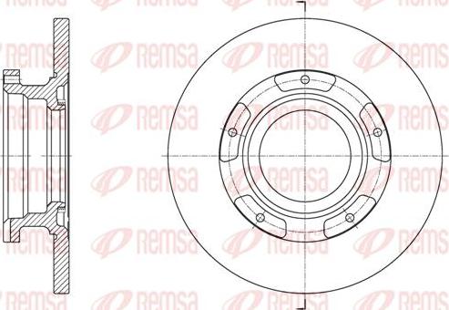 Kawe 61564 00 - Тормозной диск autospares.lv