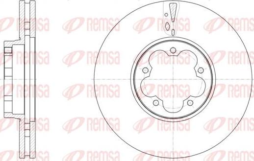 Kawe 61568 10 - Тормозной диск autospares.lv