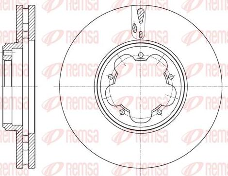 Kawe 61563 10 - Тормозной диск autospares.lv