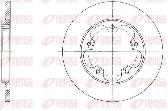 Kawe 61567 00 - Тормозной диск autospares.lv