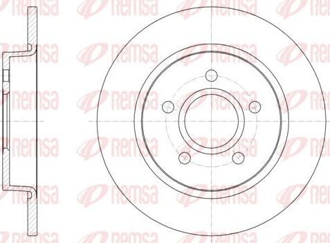 Kawe 61503 00 - Тормозной диск autospares.lv