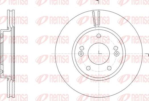 Kawe 61507 10 - Тормозной диск autospares.lv