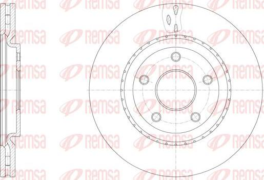 Kawe 61515 10 - Тормозной диск autospares.lv