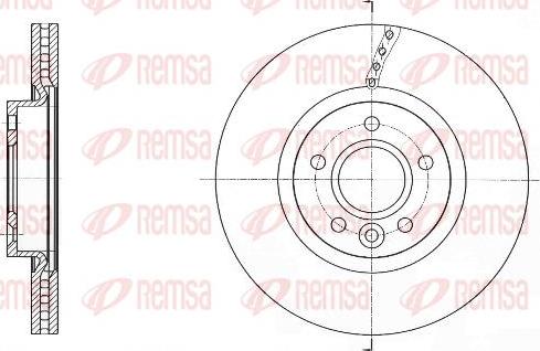 Kawe 61589 10 - Тормозной диск autospares.lv