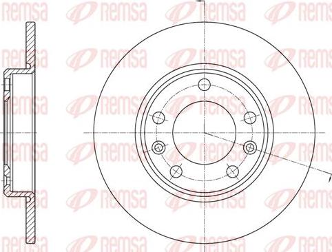 Kawe 61585 00 - Тормозной диск autospares.lv