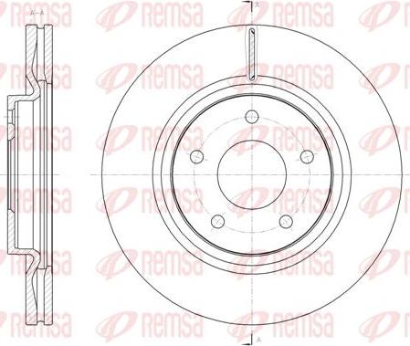 Kawe 61580 10 - Тормозной диск autospares.lv