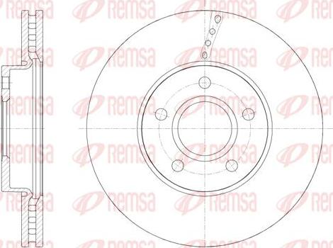 Kawe 61588 10 - Тормозной диск autospares.lv