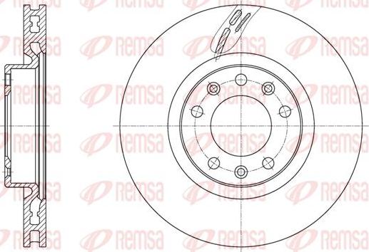 Kawe 61583 10 - Тормозной диск autospares.lv