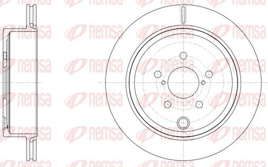 Kawe 61536 10 - Тормозной диск autospares.lv