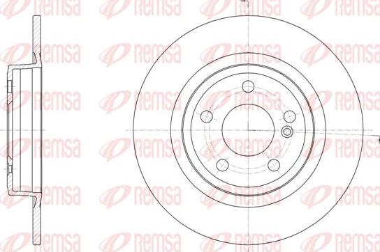 Kawe 61523 00 - Тормозной диск autospares.lv