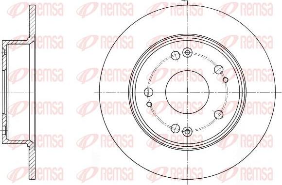 Kawe 61648 00 - Тормозной диск autospares.lv