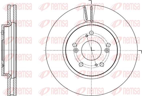 Kawe 61643 10 - Тормозной диск autospares.lv