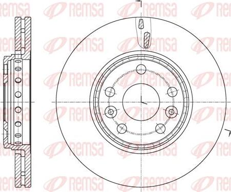 Kawe 61655 10 - Тормозной диск autospares.lv