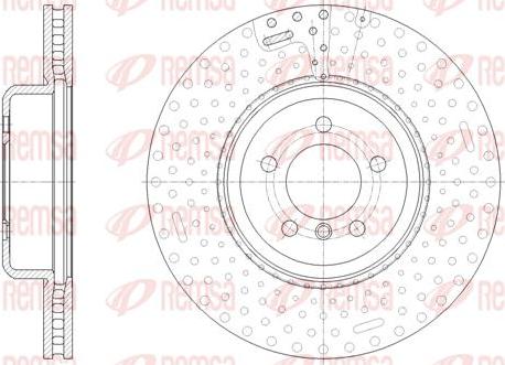 Kawe 61651 10 - Тормозной диск autospares.lv