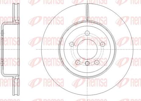 Kawe 61652 10 - Тормозной диск autospares.lv