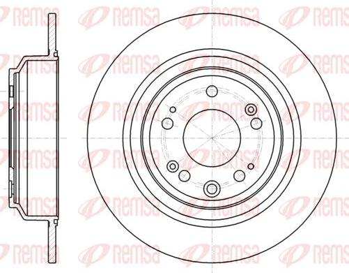 Kawe 61608 00 - Тормозной диск autospares.lv