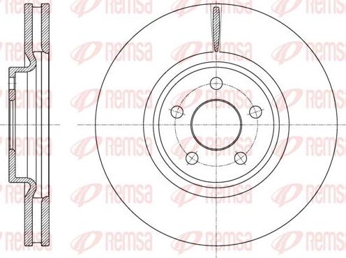 Kawe 61602 10 - Тормозной диск autospares.lv