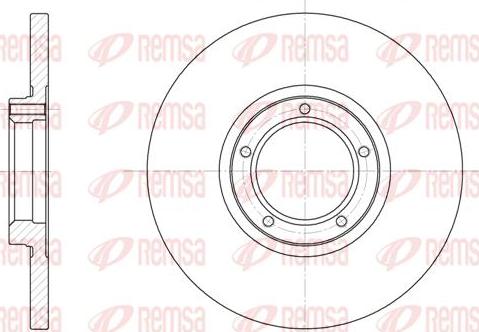 Kawe 6163 00 - Тормозной диск autospares.lv