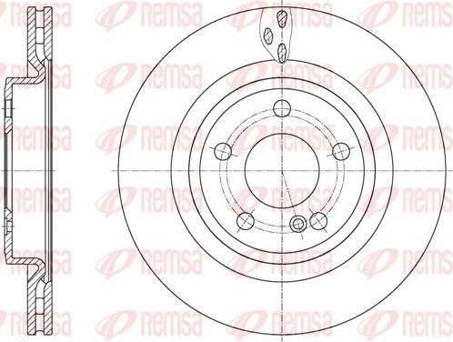 Kawe 61633 10 - Тормозной диск autospares.lv