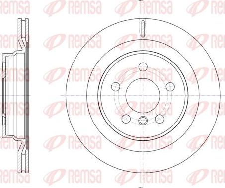 Kawe 61632 10 - Тормозной диск autospares.lv