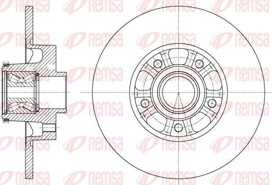 Kawe 61626 20 - Тормозной диск autospares.lv