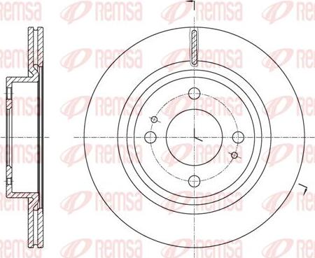 Kawe 61621 10 - Тормозной диск autospares.lv