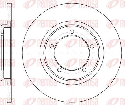 Kawe 61094 00 - Тормозной диск autospares.lv