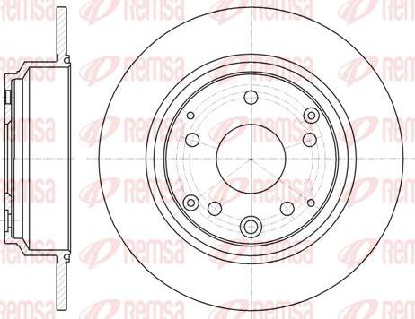 Kawe 61090 00 - Тормозной диск autospares.lv