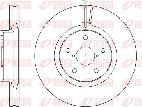 Kawe 61041 10 - Тормозной диск autospares.lv