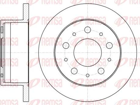 Kawe 61056 00 - Тормозной диск autospares.lv