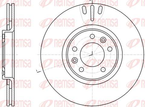 Kawe 61051 10 - Тормозной диск autospares.lv