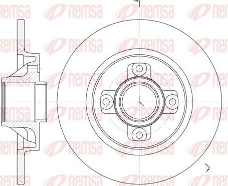 Kawe 61058 00 - Тормозной диск autospares.lv