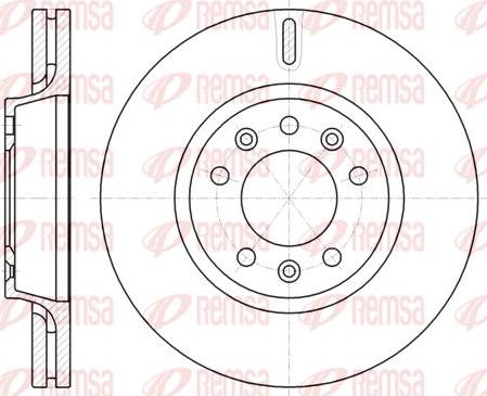 Kawe 61052 10 - Тормозной диск autospares.lv