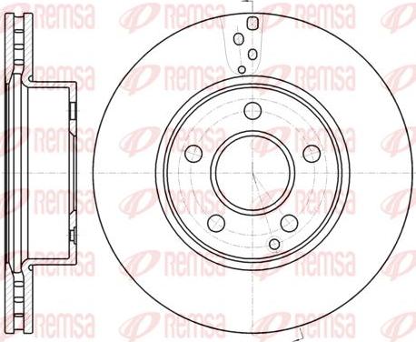 Kawe 61066 10 - Тормозной диск autospares.lv