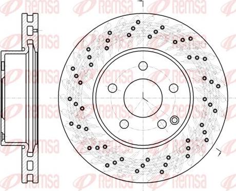 Kawe 61068 10 - Тормозной диск autospares.lv