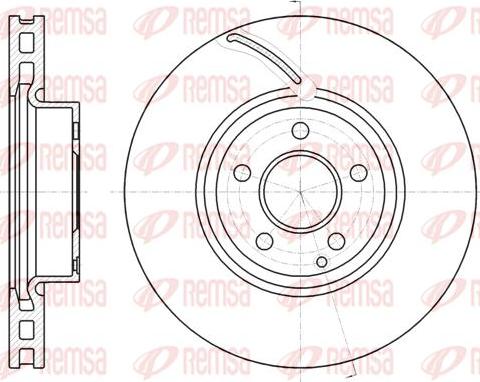 Kawe 61067 10 - Тормозной диск autospares.lv