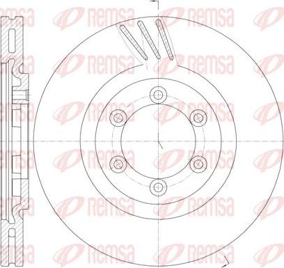 Kawe 61000 10 - Тормозной диск autospares.lv