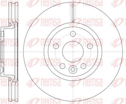 Kawe 61019 10 - Тормозной диск autospares.lv