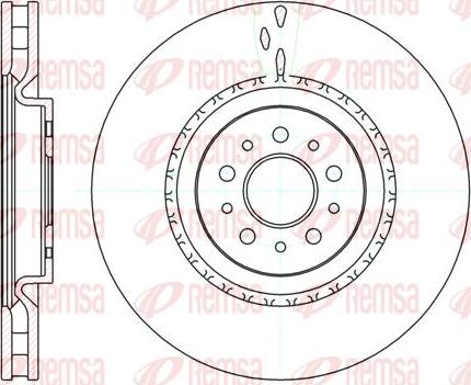 Kawe 61010 10 - Тормозной диск autospares.lv