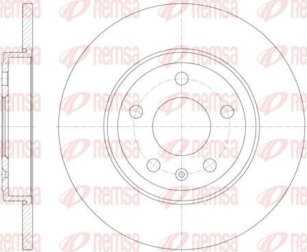 Kawe 61011 00 - Тормозной диск autospares.lv