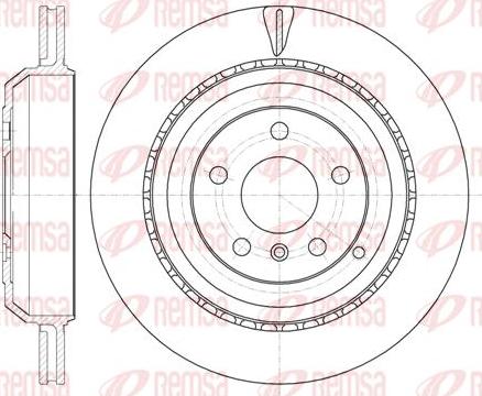 Kawe 61031 10 - Тормозной диск autospares.lv