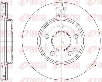 Kawe 61029 10 - Тормозной диск autospares.lv