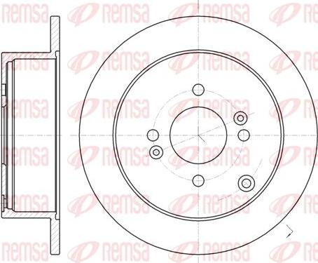 Kawe 61024 00 - Тормозной диск autospares.lv