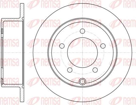 Kawe 61025 00 - Тормозной диск autospares.lv