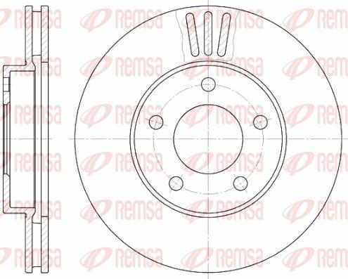 Kawe 61020 10 - Тормозной диск autospares.lv